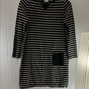 J. Jill cotton slip on dress stipes